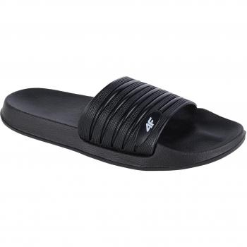 4F Men's Black Slide Sandals