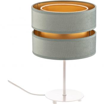 Golden Duo Mint Green and Gold Table Lamp 30 cm Height