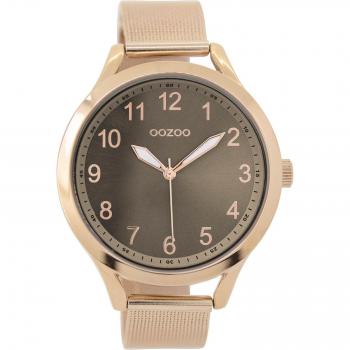 42 mm Oozoo Damen-Quarz‑Armbanduhr – Analog, Metallband, Luxus‑Style