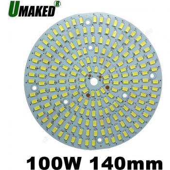 5pcs 100W 140mm 11000lm LED Flood Light Source