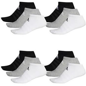 Adidas Light Low 3Pp Pacco 3 Calze Fantasmini Bia/Gri/Ner