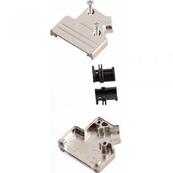 MH Connectors 6560-0206-33 D-SUB 25-Pin Metal Housing 45° Silver