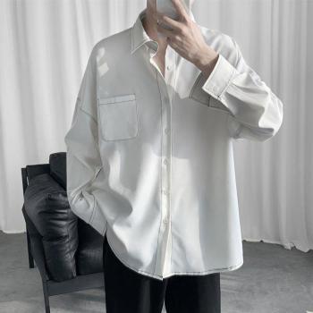 Casual Ulzzang Men's Pocket Shirt