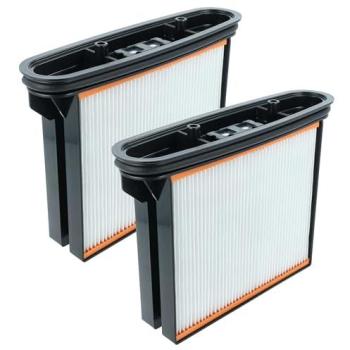 Dual H11 Pleated Flat‑Fold Filter for Bosch GAS 25L
