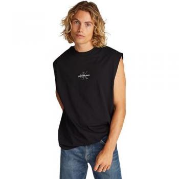 Calvin Klein Jeans Tanktop mit Logo in Schwarz