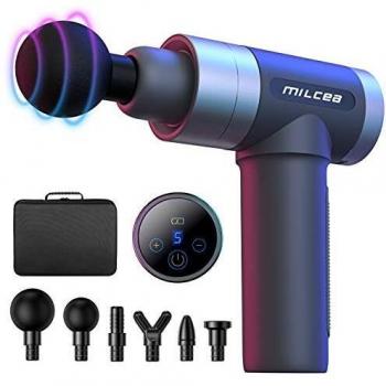 Milcea PowerMassage Gun – 6 Köpfe, Nacken‑Schulter‑Rücken
