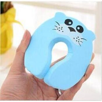 2Pcs Baby Cartoon Animal Door Stopper and Edge Corner Safety Protector