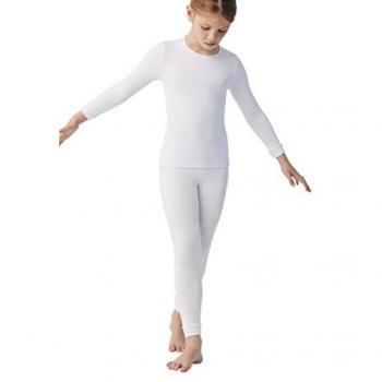 Ysabel Mora Kinder Thermo-Langunterhose Weiß