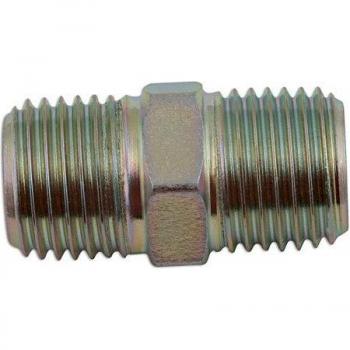 Double Equal Union Air Line Connector 1/4 BSP Pk 5 | Connect 30965