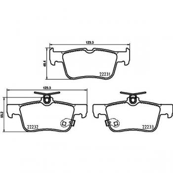 HELLA 8DB 355 037-791 Plaquettes de frein