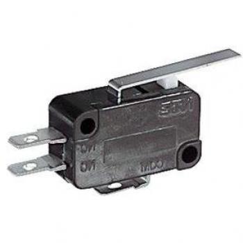 Deviatore miniatura 5A-250V fine corsa con leva per faston 4,8