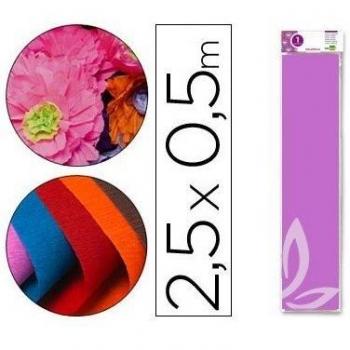 PAPEL CRESPON LP 50 CM X 2.5M 34G/M2 LILA