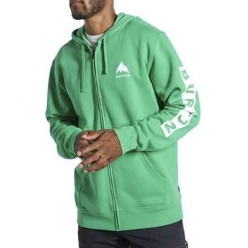 Burton Elite Zip-Up Sweatshirt Clover Green S Male