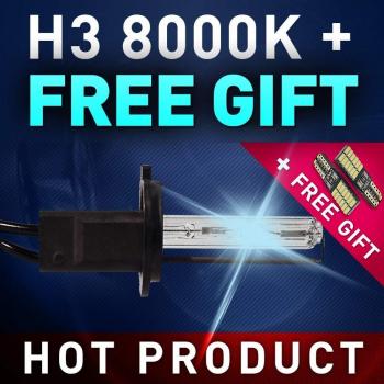 H3 35W HID Xenon Bulbs for Car Headlights 8000K