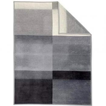 Manta Jacquard Granada Antracita/Gris 150x200 cm – Algodón Multicolor