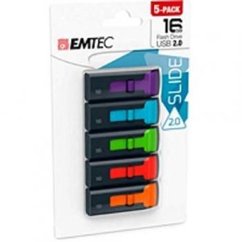 EMTEC C450 16 GB USB‑Stick‑Set (5 Stück) – Farbvielfalt