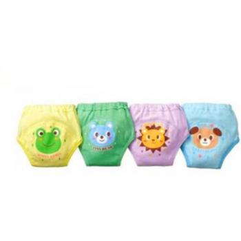 4-Pack Soft Waterproof Potty Training Pants for Babies - 4 Layers Underwear Set
