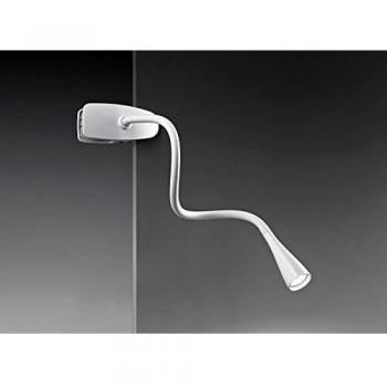 LAMPADA DA LAVORO IN PLASTICA FLEX BIANCO CON MORSETTO