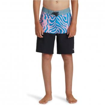 Quiksilver Kids 17 Surfsilk Straight Swim Boardshorts - Black - Size 16