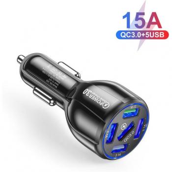 USLION Mini LED USB Auto Ladeadapter