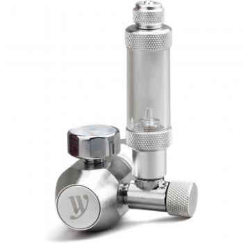 CO₂ Diffusion Atomizer with Pressure‑Reducing Valve and Bubble Counter