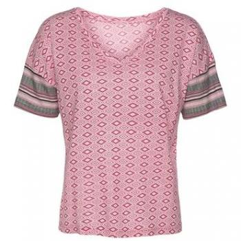 Damen Pyjamaoberteil Ethno-Design