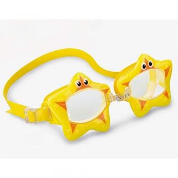 Lunettes de Natation pour Enfants - Étoile de Mer Jaune