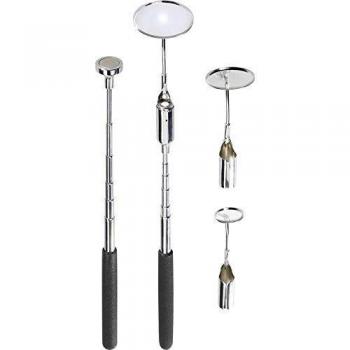 TOOLCRAFT - 816419 Kit specchio da ispezione 5 parti incl. Illuminazione led