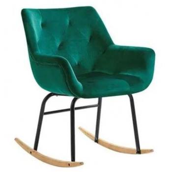 Butacas Mecedoras Darla Velvet Verde (Juego de 2)