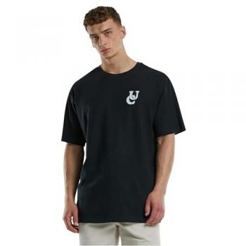 T-shirt męski UC Weavy Logo Heavy Oversized w kolorze czarnym