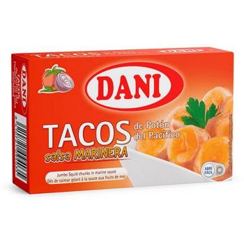 Tacos de Potón en Salsa Americana Dani - 68g
