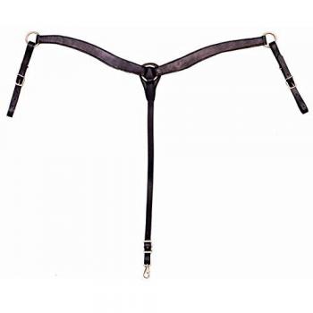 Collar de caza Tattini de cuero liso para caballos