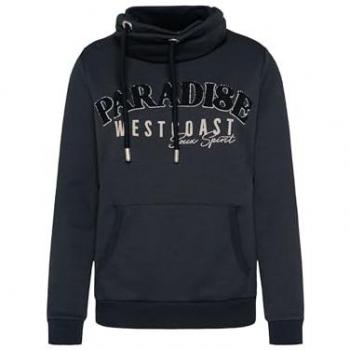 Casual Sweater SOCCX, Frottee Lettern, blau