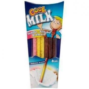 Cool Milk Trinkhalm - Vanille, Schoko, Erdbeere Geschmack, 5er, 30 g