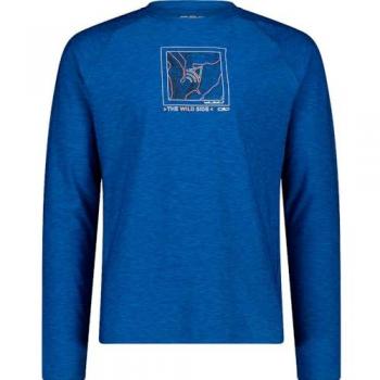 Cmp 33n2217 Long Sleeve T-shirt Zaffiro Mel. 46 male