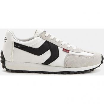 Baskets Levi's Stryder Red Tab Blanc/Gris/Noir