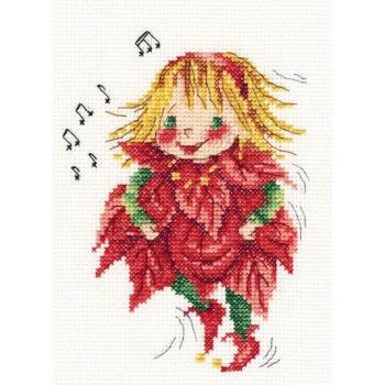 RTO Weihnachtsmelodien‑Kreuzstich‑Set C272 – Zählmuster 11 × 14,5 cm