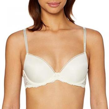 Calvin Klein Lift Demi Soutien-gorge Femme, Écru, 80E