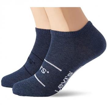 Calcetines cortos Levi's gris oscuro y blanco (2 pares) - 39-42