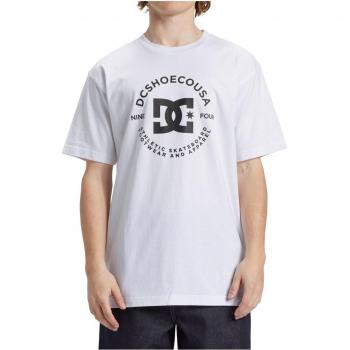 T-shirt DC Shoes Star Pilot manica corta bianco logo nero - S