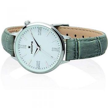 Saldi Orologio Hoop Classic Chic Argento Grigio Bianco 2609LD-S01