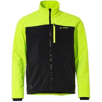 VAUDE Virt Softshell Männerjacke II – Neongelb & Schwarz Größe M