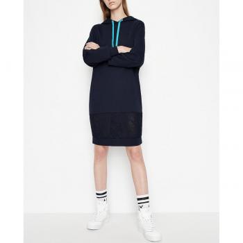 Vestido de Felpa con Logo Armani Exchange para Mujer