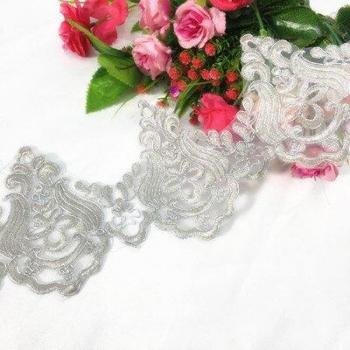 Sequin Lace Decal for DIY Crafts and Wedding Decor (10cm x 90cm)