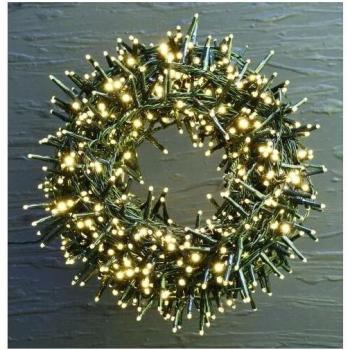 Catena Natale Minicluster 5 mm – 24 m, 1200 LED, Luce Fredda Verde