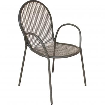 Poltrona da Giardino Gardeness Struttura di Ferro Grigio Oscuro