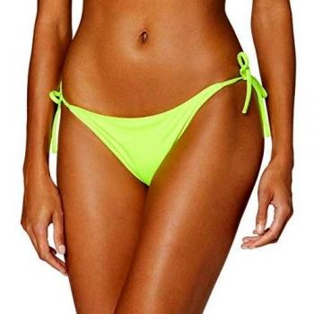 Slip bikini Calvin Klein a stringa di sicurezza giallo L