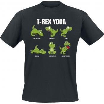T‑Rex Yoga Shirt Manches Courtes Noir