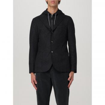 Blazer Eleventy Uomo Nero Taglia 52