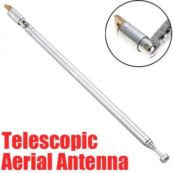 6-teilige Teleskopantenne für Radio und Fernsehen